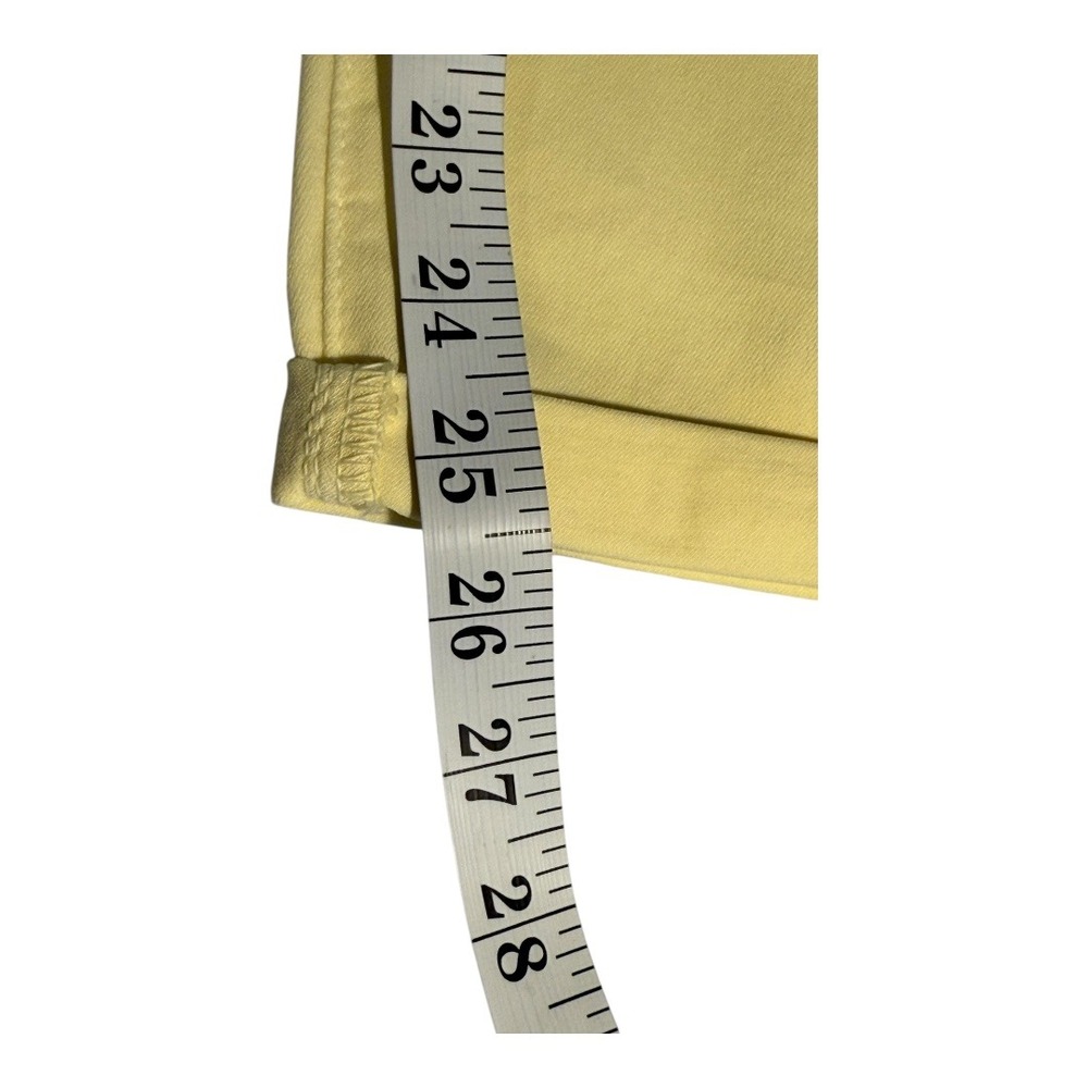 AG Adriano Goldschmied The Caden Yellow Chinos Pants Women's Size 27R 4 NWT - Picture 8 of 8
